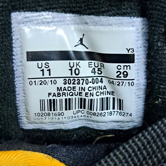 %Size 11 Nike Air Jordan 9 Retro Citrus 302370-004 Men AJ3 main image 5